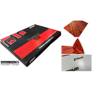 FOUR S2 BaseMat 2,5mm 50x37cm, 2,59m2 