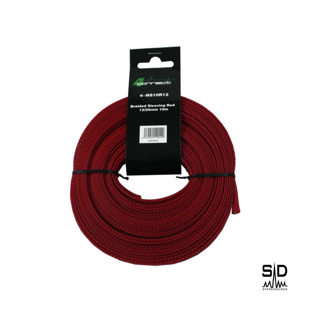 Nylonstr�mpe 12/25mm R�d, 10 meter