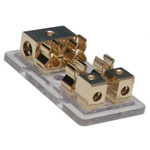 Fordelerblokk med 2x AGU Sikringer